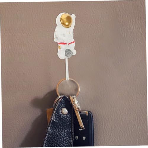 Cute Astronaut Wall Hooks No Drill Adhesive