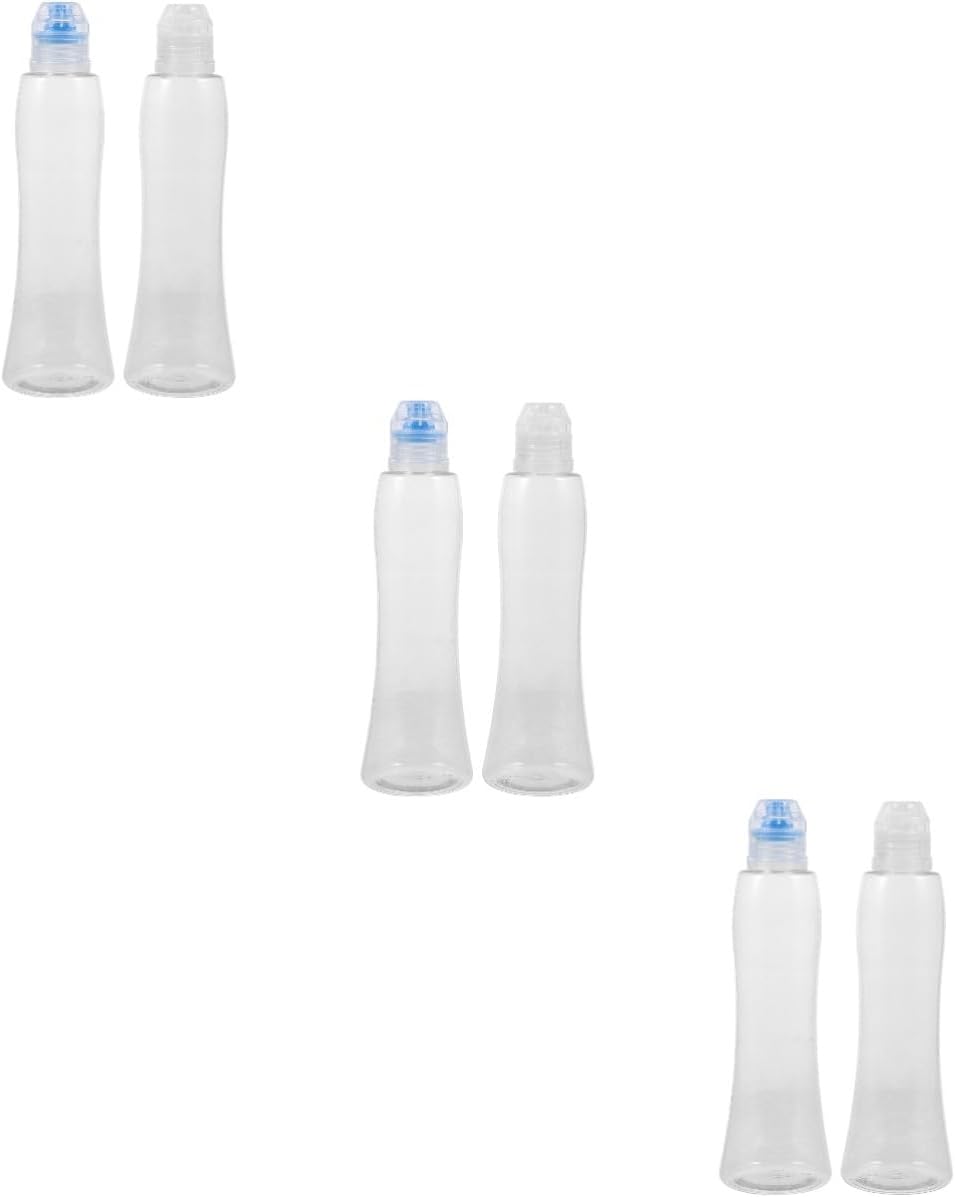 12 Pcs Refillable Condiment Squeeze Bottles with PET Leakproof Cap