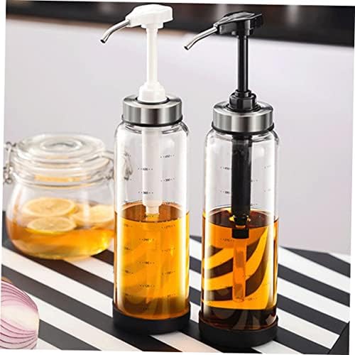 SHOWERORO 500ml Honey Dispenser Jar for Outdoor BBQ