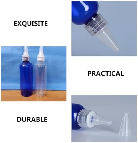 10pcs Plastic Condiment Squeeze Bottles for Sauces and Hair Dye