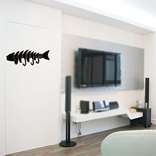 HCANte Wall Mounted Coat Rack with Iron Hooks