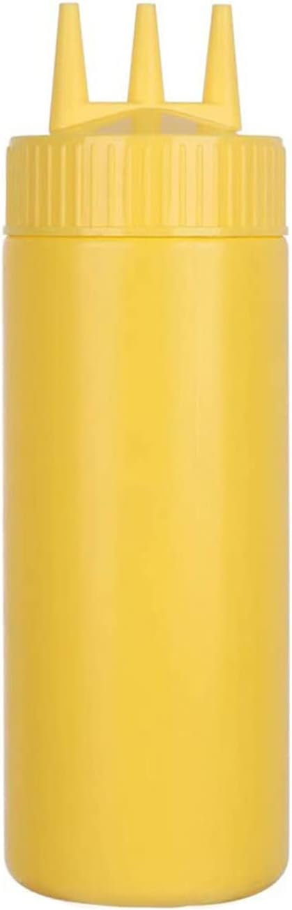 Youngy 3-Nozzle Condiment Squeeze Bottle Set
