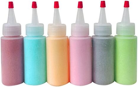 6 Pack 2oz Food Safe Plastic Squeeze Bottles