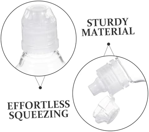 500g Clear Plastic Honey Dispenser with Flip Cap