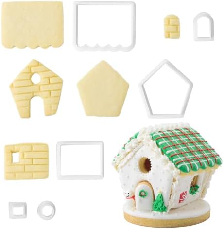 GGW 6PCS Food Grade Plastic Cookie Cutters