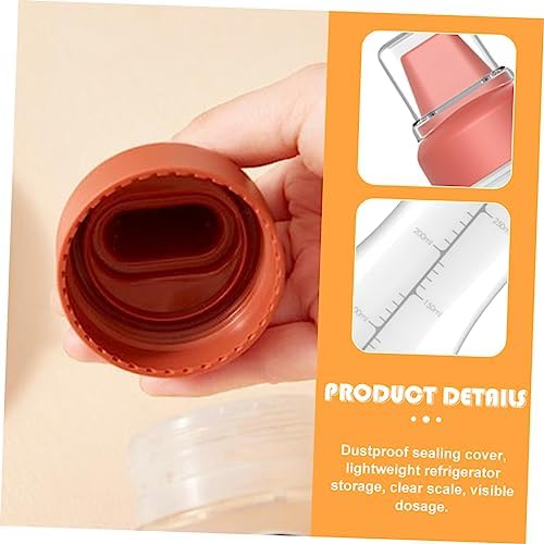 SHOWERORO Squeeze Bottles for Condiments and Sauces 1