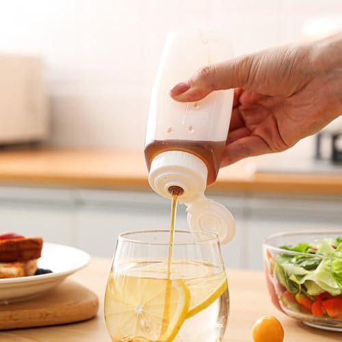 ZHOSXRC 300ML BPA-Free Condiment Squeeze Bottle