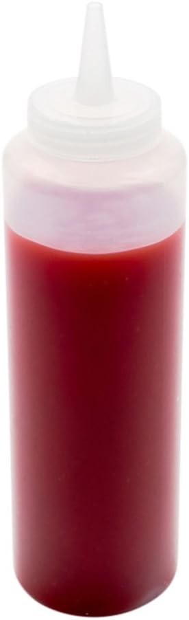 Restaurantware 12 8 Oz Condiment Squeeze Bottles With Lids