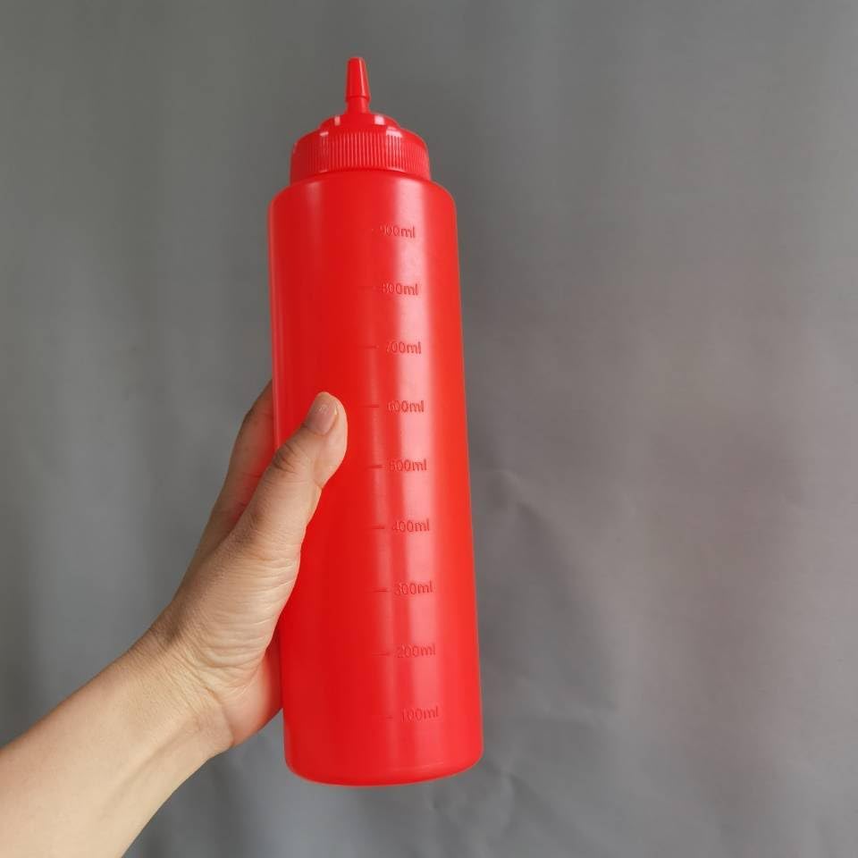 3 Pcs Plastic Squeeze Bottles 32 oz for Condiments