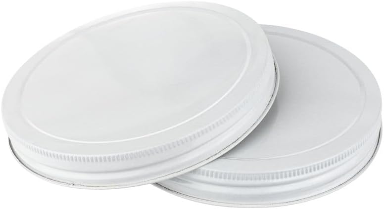 110-400 White Metal Lid for Kitchentoolz Jars