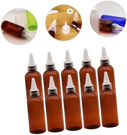 10pcs Sauce Squeeze Bottles with Lids for Ketchup Salad Dressing and Condiments
