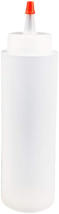 Meideli Clear BPA-Free Condiment Squeeze Bottles 8oz