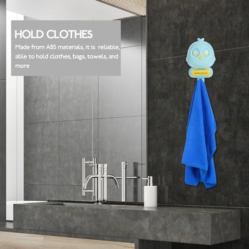 Unomor Cute Cartoon Bird Wall Hook No Drill