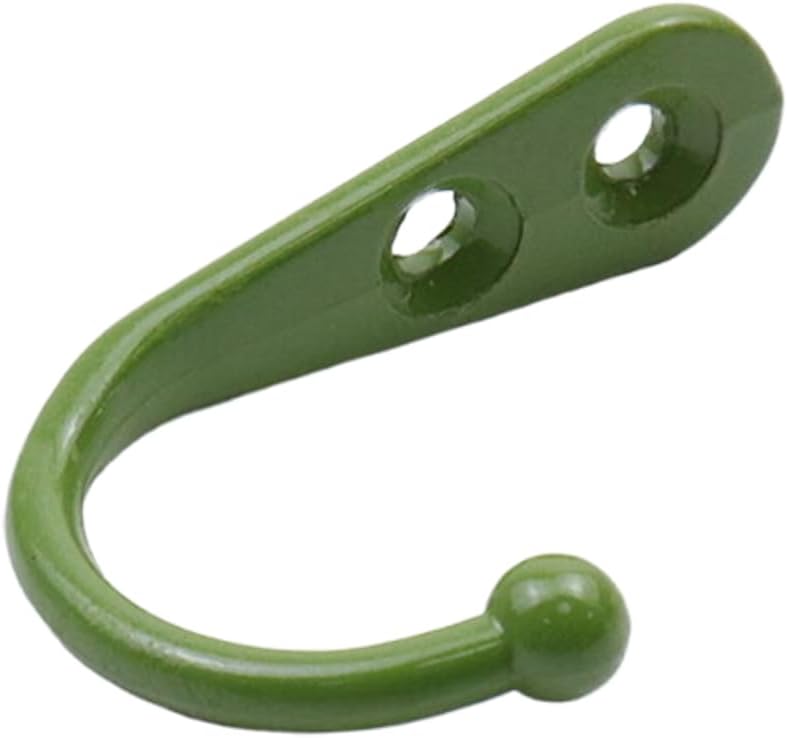 MY MIRONEY 10 Pack Green Coat Hooks Wall Mount