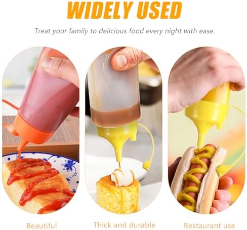 MAGICLULU 4pcs Salad Squeeze Bottles