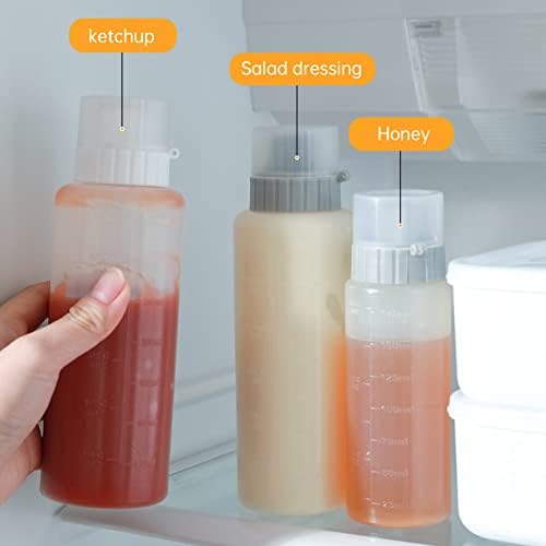 EUBUY 5-Hole Squeeze Bottle for Condiments