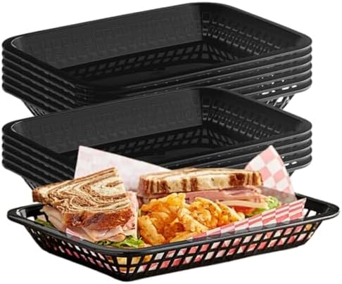 TableCraft C1079BK Cash and Carry Grande Basket Pack of 12