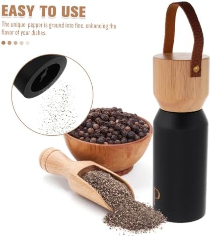 SHOWERORO Wooden Pepper Grinder for Home Kitchen
