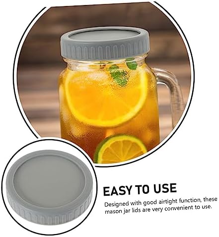 MOLUCKFU Wide Mouth Mason Jar Lid Canning Lids