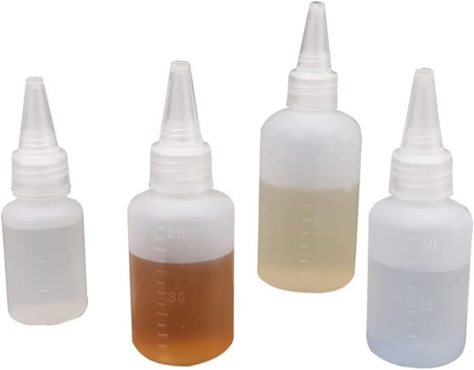 SHUILING 10 Pack Plastic Squeeze Bottles with Scales 30ml1oz