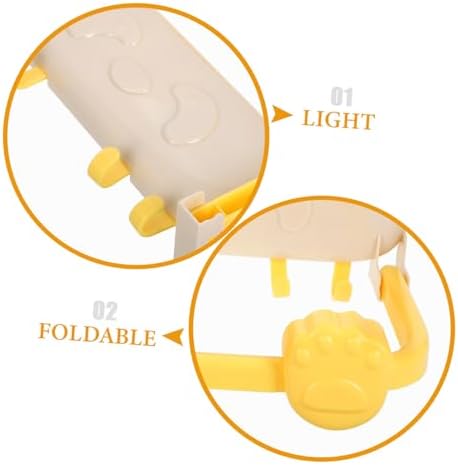 Foldable ABS Bathroom Towel Hook Organizer