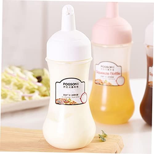 2 Pack Condiment Squeeze Bottles for Ketchup and Sauces