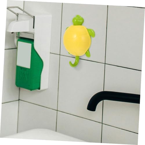CHILDWEET 6pcs Adhesive Turtle Hooks for Home Use