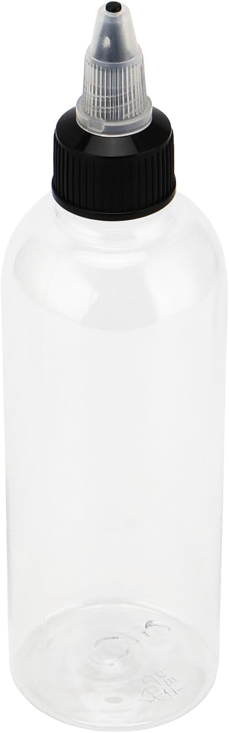 HOIGON 30-Pack 4oz Clear Squeeze Bottles with Twist Top and Funnels