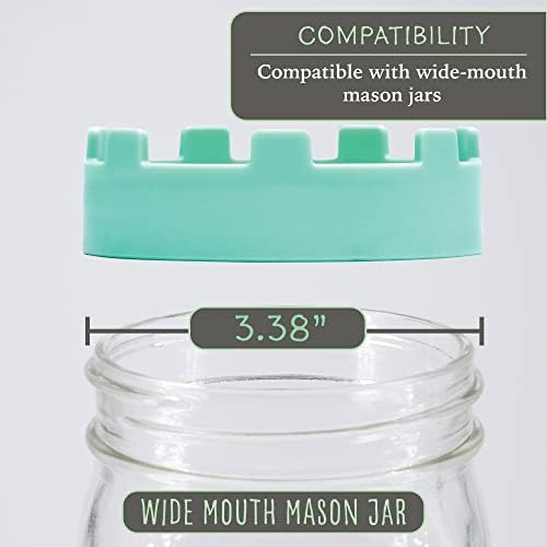 Elementi Sprouting Lids for Mason Jars Set of 2