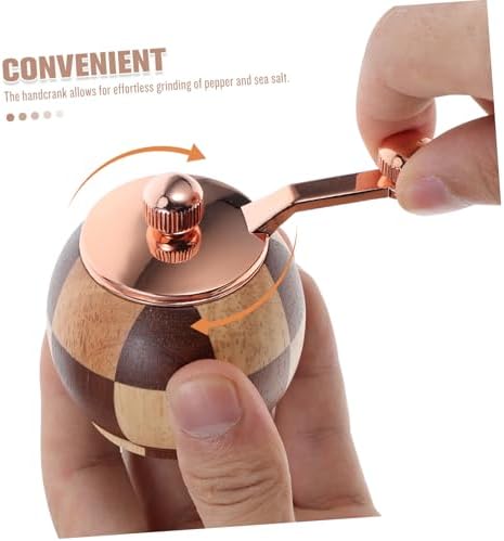 Mikinona Modern Wooden Pepper Grinder Set