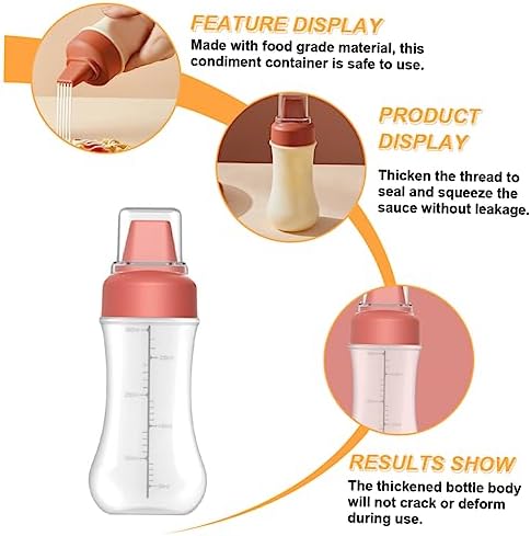 Zerodeko Condiment Squeeze Bottle for Oil and Peanut Butter 1