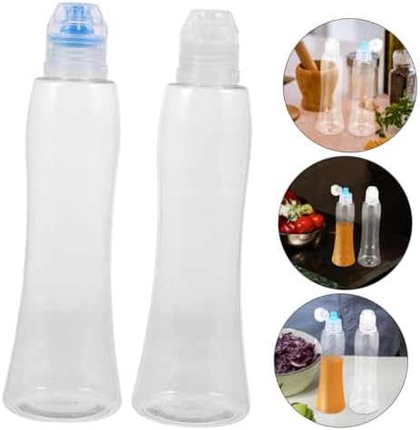 Gatuida 4 Pack Mini Condiment Squeeze Bottles