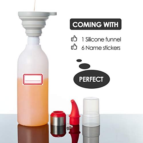 SUJUDE Condiment Squeeze Bottle for Kitchen