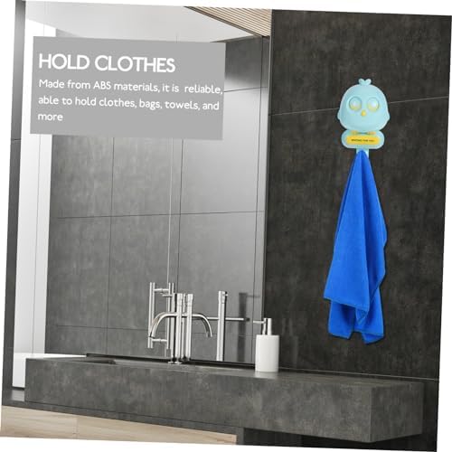 ULTECHNOVO Adorable Cartoon Bird Wall Hooks Key Hangers 1