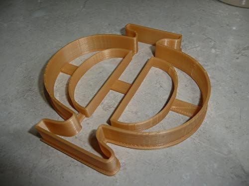 YNGLLC 6-Piece Greek Letter Fondant Cutter Set USA Made