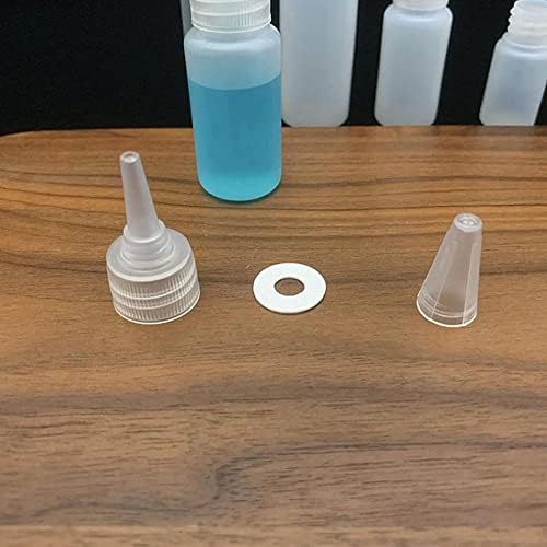 10PCS Durable Plastic Squeeze Bottles with Scale 20ml