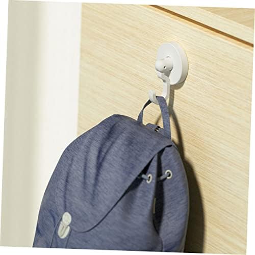 VILLFUL Adhesive Shower Door Hooks 3pcs Heavy Duty