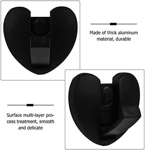 DOITOOL Heart Shape Decor Aluminum Foldable Wall Hooks