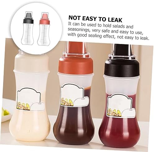 PRETYZOOM Jam Dispensers with Ketchup Bottles Portable Sauce Storage
