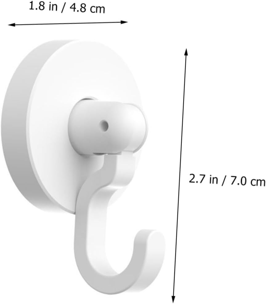 PRETYZOOM Self-Adhesive Wall Hooks 3 Pack for Bathroom Kitchen