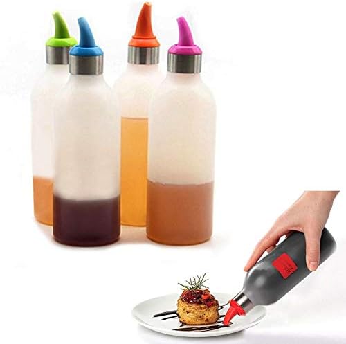 Kasuki 1Pcs Blue Jam Squeeze Bottle for Sauce and Condiments