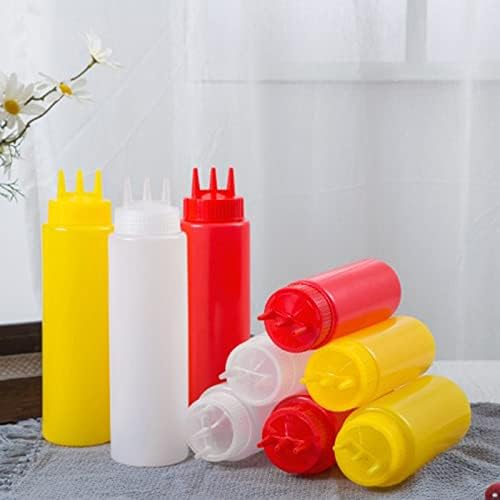 Xinsheinelry 3-Nozzle Condiment Squeeze Bottle 1
