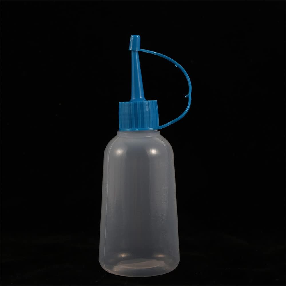 MinLia Plastic Clear Tip Squeeze Bottle Blue