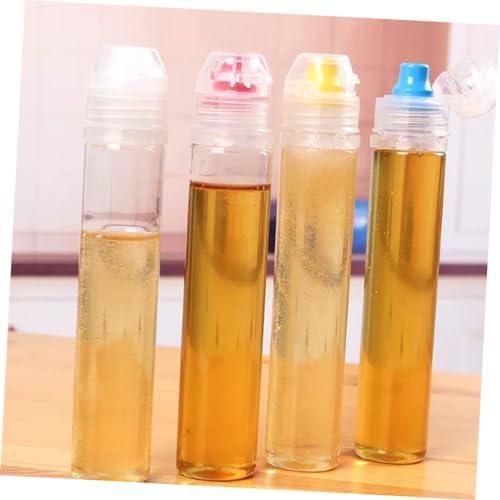 UTHCLO 4 Pack PVC Condiment Storage Bottles