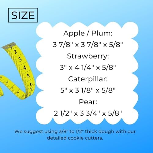 Hungry Caterpillar Cookie Cutters Set of 4 Made in USA