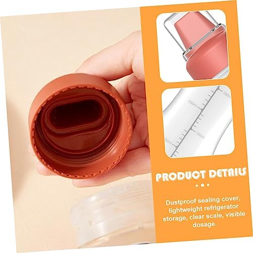 COLLBATH Plastic Condiment Squeeze Bottles with 5 Holes for Syrup and Ketchup