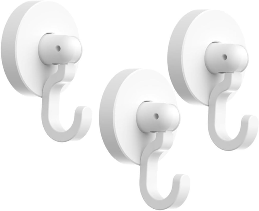 PRETYZOOM Self-Adhesive Wall Hooks 3 Pack for Bathroom Kitchen