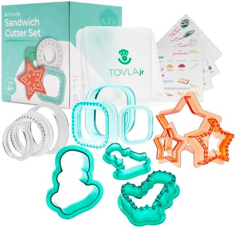 Tovla Jr Sandwich Cutter and Sealer Set for Kids
