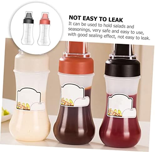 FELTECHELECTR Ketchup Squeeze Bottles 2 Pack with Scale