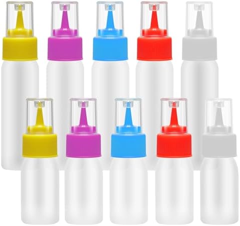 Lenpestia 10 Pcs Cookie Icing Squeeze Bottles Set